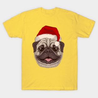 santa pug T-Shirt